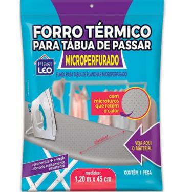 Imagem de Forro Térmico para Tábua de Passar Roupa - Microperfurado (0,45x1,20m) | Plast Leo (Ref.: 522)