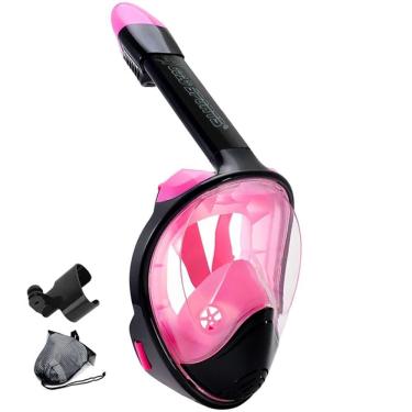 Imagem de Mascara Subaquática de de Mergulho Gold Sports Full Face Com Snorkel