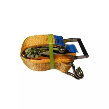 Imagem de CONJUNTO CINTA CATRACA MEDIDAS 50MM X 9 METROS PESO 5 TONELADAS GANCHO J