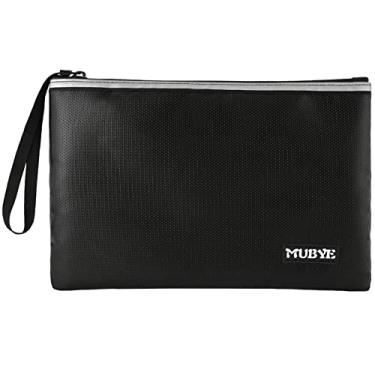 Imagem de Bolsa de documentos à prova d'água à prova de fogo - Bolsas seguras com zíper com tira refletiva, bolsa organizadora à prova de fogo e água para porta-documentos importantes, arquivo, dinheiro, joias,
