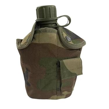 Imagem de Cantil Tatico Militar Com Caneca De Aluminio E Capa Multicor (Woodland)