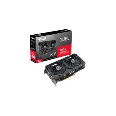 Imagem de Placa de Vídeo RX 7600 XT OC ASUS AMD Radeon Dual O16G, 16GB GDDR6 - 90YV0K21-M0NA00