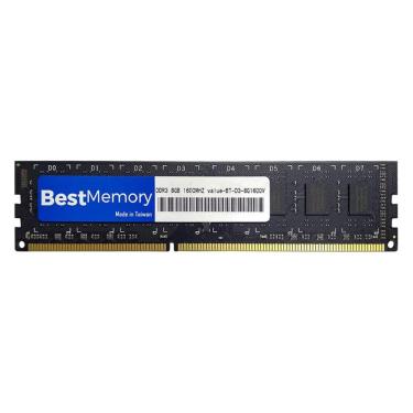 Imagem de Memória 8GB DDR3 1600MHz Best Memory Value - Preto - BT-D3-8G-1600V