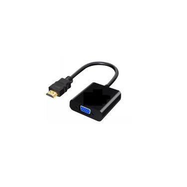 Imagem de Cabo adaptador HDMI para VGA 20cm - Preto