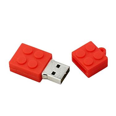 Imagem de Blocos de construção de 16 GB modelo USB Flash Drive USB 3.0 dispositivo de armazenamento USB Flash Disk USB Drive USB 3.0 Memory Stick USB Stick U Disk Pen Drive USB Flash Memory USB Disk - Vermelho