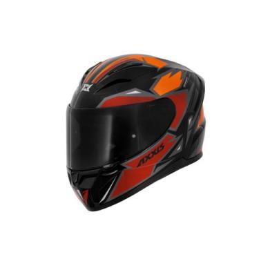 Imagem de Capacete Masculino Axxis Segment Moto Solid Preto Fosco, 58, Brilho/Ve