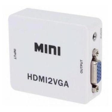 Imagem de Mini Conversor Hd Vídeo Hdmi X Vga Hdmi2Vga Hdmi Para Vga - Rohs