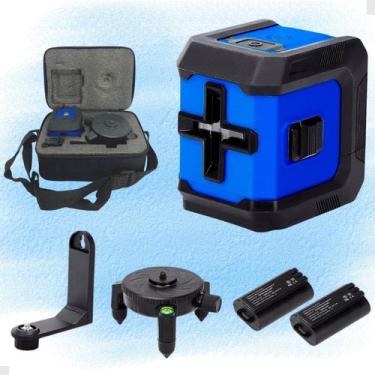 Imagem de Nivel Laser 3D 2 Linhas Cruz 2 Baterias Autonivelante 120º - Exbom