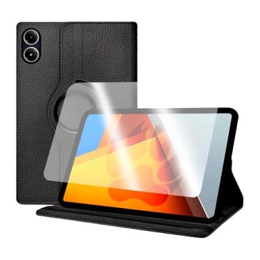 Imagem de Capa Capinha Case Giratória + Pelicula Vidro Para Poco Pad (Tela 12.1") - C7 COMPANY (Preto)