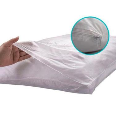 Imagem de Protetor Ortopédico Travesseiro com ziper Branco 0,08mm - Blendcare