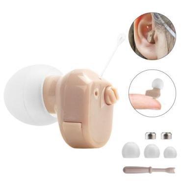 Imagem de Aparelho Auditivo Digital Invisível Idosos Adultos Surdez - Dmed46