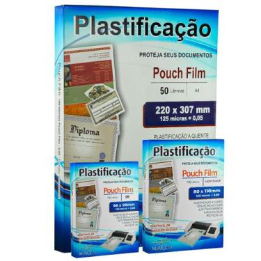 Imagem de Kit Polaseal 250 unidades Plástico para Plastificação0,05 - Mares