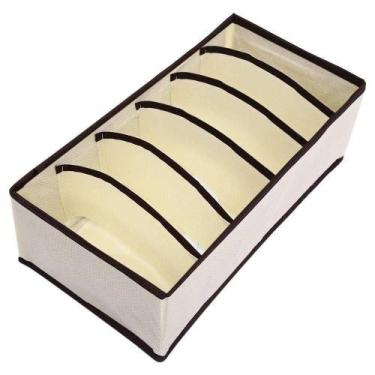 Imagem de Kit 03 Organizador De Sutia Lingerie Tnt Reforçado 06 Nichos - Kehome,