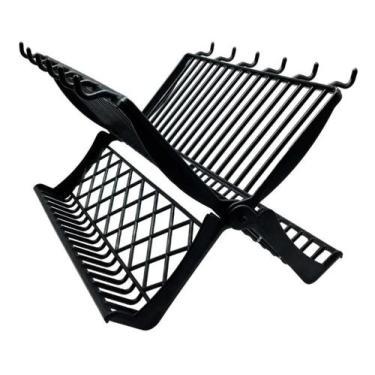 Imagem de Escorredor Louça Dobrável Prato Porta Talheres Copo Xicaras - Dr.util