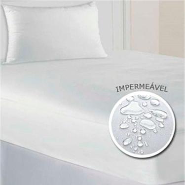 Imagem de Protetor Colchão Solteiro Impermeável Malha Altenburg, Branco