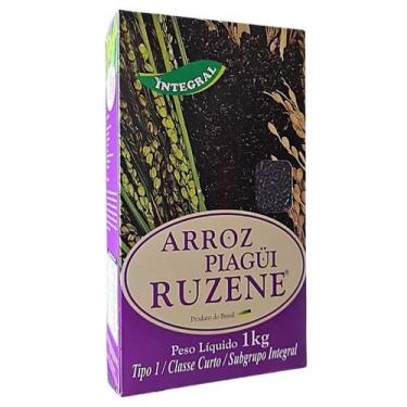 Imagem de Arroz Preto/Negro Integral Piagui 1kg Ruzene