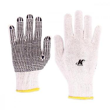 Imagem de Luva Tricotada Pigmentada Br Kalipso . / Kit C/ 12 Unidades, Branco