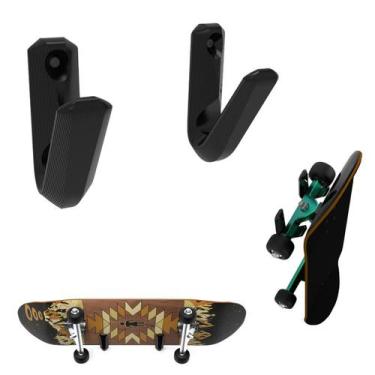 Imagem de Gancho Pendurador Suporte Skate Longboard De Parede Joy Jy18 - Sculpy 