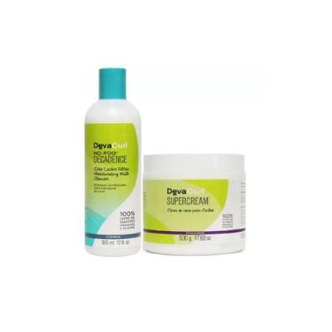 Imagem de Kit Deva Curl No-Poo Decadence Shampoo 355ml + SUPERCREAM 500g