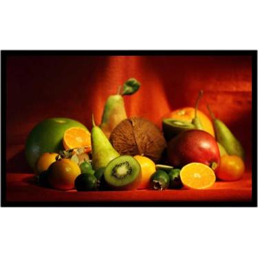 Imagem de Quadro Decorativo Frutas Nutrição Cesto Fruteira Lojas Escritório Cozi