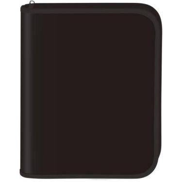 Imagem de Fichário com Zíper ALL BLACK Universitário 48 Folhas - DAC