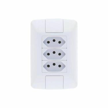 Imagem de Tomada Tripla 2P+T 10A 57241/076 ARIA - Tramontina