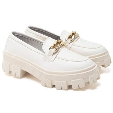 Imagem de Mocassim Tratorado Casual Conforto Urbano Estilo Feminino - Rosa Helen