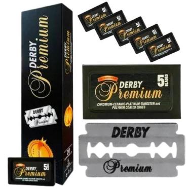 Imagem de Lâmina Navalha Derby Premium Caixa Com 100 unidades, Premium