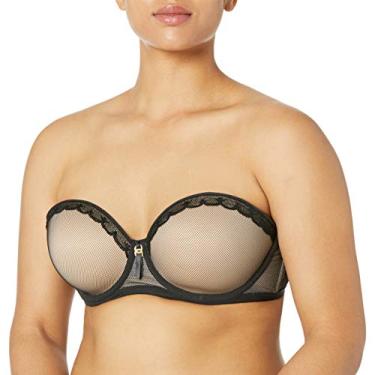 Imagem de Freya Sutiã feminino plus size Idol Allure sem alças, Preto, 38DD