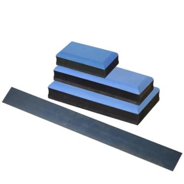 Imagem de Pintando Carro, Kit 3 Tacos E Régua Lixamento Manual Eva Pintura Automotivo Quantidade de cascalhos:0;Cor:Azul