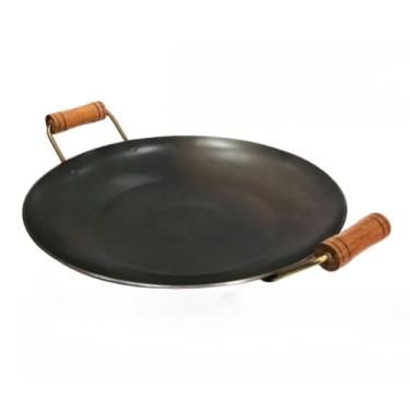 Imagem de Chapa de Disco de Arado Espessa 50 cm Com Alças (Grande) + Livro de Receitas