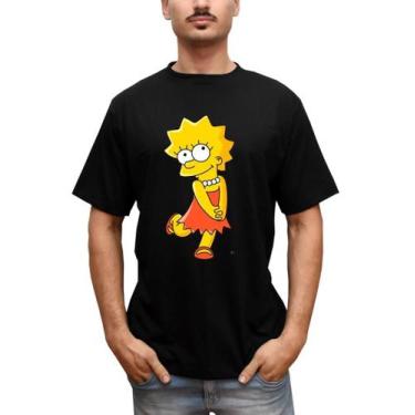 Imagem de Camiseta Masculina Lisa Os Simpsons Lisa de Vestido - Bella Store, Pre