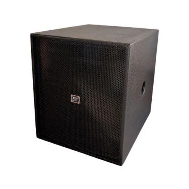 Imagem de Caixa acústica profissional eco som subgraves br818 kit passiva