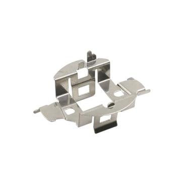 Imagem de A ABSOPRO H7 Lâmpadas de farol LED para carro, cabeça de retentor de luzes duráveis, clipe adaptador de base, soquete para VW Sagitar metal prateado