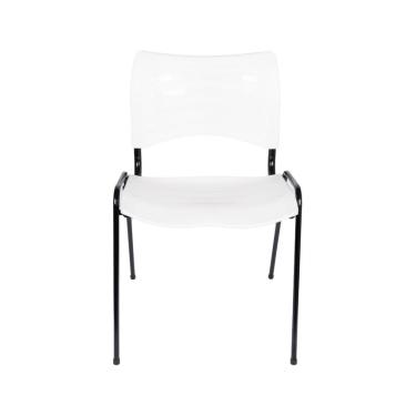 Imagem de cadeira de escritorio iso plastica branca home office