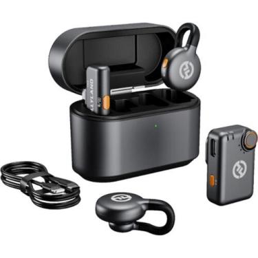 Imagem de Microfone hollyland lark m2s duo combo duplo p/ 2 pessoas sem fio