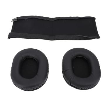 Imagem de Conjunto de Faixa para a Cabeça do Earpad de Espuma de Memória, Conjunto de Protetores de Faixa para o Ouvido, Cobertura de Orelha para M50X M40X M30X M20X Fone de Ouvido