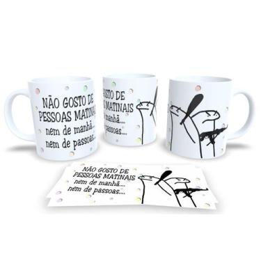 Imagem de Caneca de Porcelana Personalizada Flork Frases Engraçadas, Divertidas 