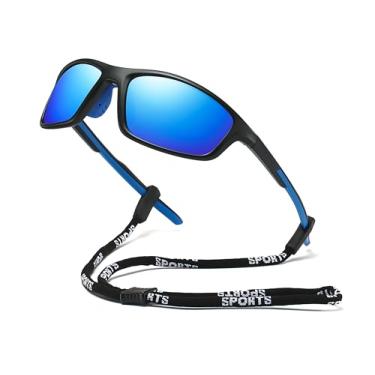 Imagem de BrillayView Óculos de sol polarizados esportivos envolventes (bom custo-benefício!) Óculos de sol leves e resistentes à proteção UV400 para homens, mulheres, esqui, construção, ciclismo, condução,