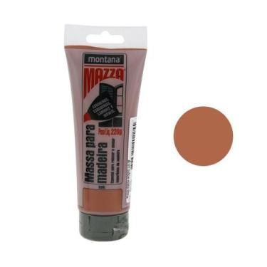 Imagem de Massa Para Madeira Montana Mazza Cor Mogno 220g