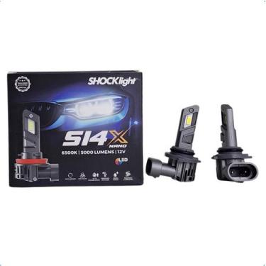 Imagem de Kit Lâmpada Led Nano S14X HB4 9006 6500k 12V ShockLight