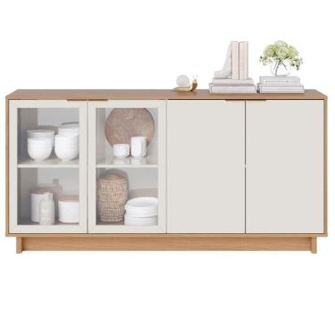Imagem de Aparador para Sala Buffet Vitória Freijó Off White – Colibri