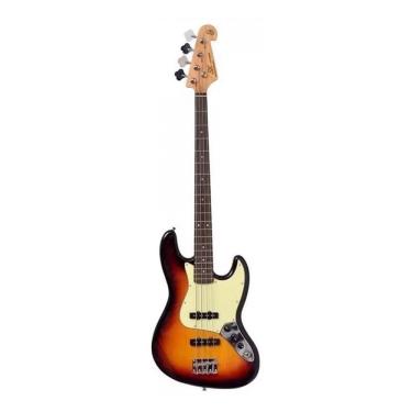 Imagem de Baixo Sx 4 Cordas Jazz Bass 3 Tone Sunburst Sjb62 Com Bag