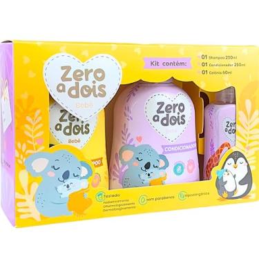 Imagem de Zero a dois, Kit de higiene infantil - Shampoo 250ml / Condicionador 250ml / Colônia 60ml
