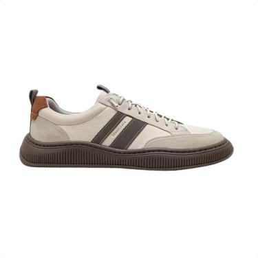 Imagem de Sapatênis Masculino Democrata Denim Vibe Creme, Creme, Neve, 42