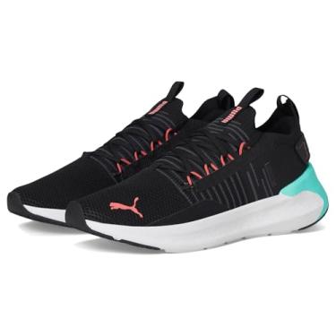 Imagem de PUMA Tênis feminino Softride Symmetry Fuzion Cross Training, Puma Preto-aquático-pêssego Frost, 35