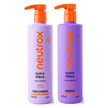 Imagem de Kit Neutrox Nutre Óleos Shampoo Condicionador Pump
