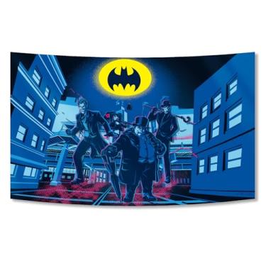 Imagem de Cenário da série Batman para decorações de festa de aniversário (Coringa, Harley Quinn, Pinguim, Charada)