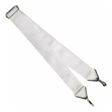 Imagem de Talabarte Para Repique Caixa Surdo Bumbo 2 Ganchos Avs Ct5f2, Branco