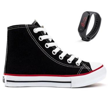 Imagem de Tenis Star Botinha Feminino Masculino All Adulto Infantil Brinde - Vin